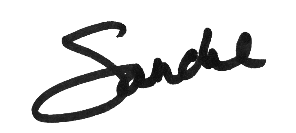 Sandie's signature